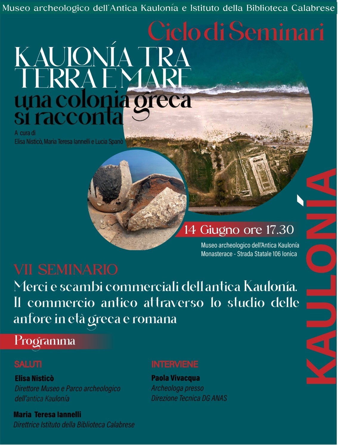 GEA 2025 al Museo e Parco archeologico dell'antica Kaulonia - Merci e scambi commerciali dell'antica Kaulonia